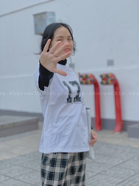Áo thun cổ trụ tay dài