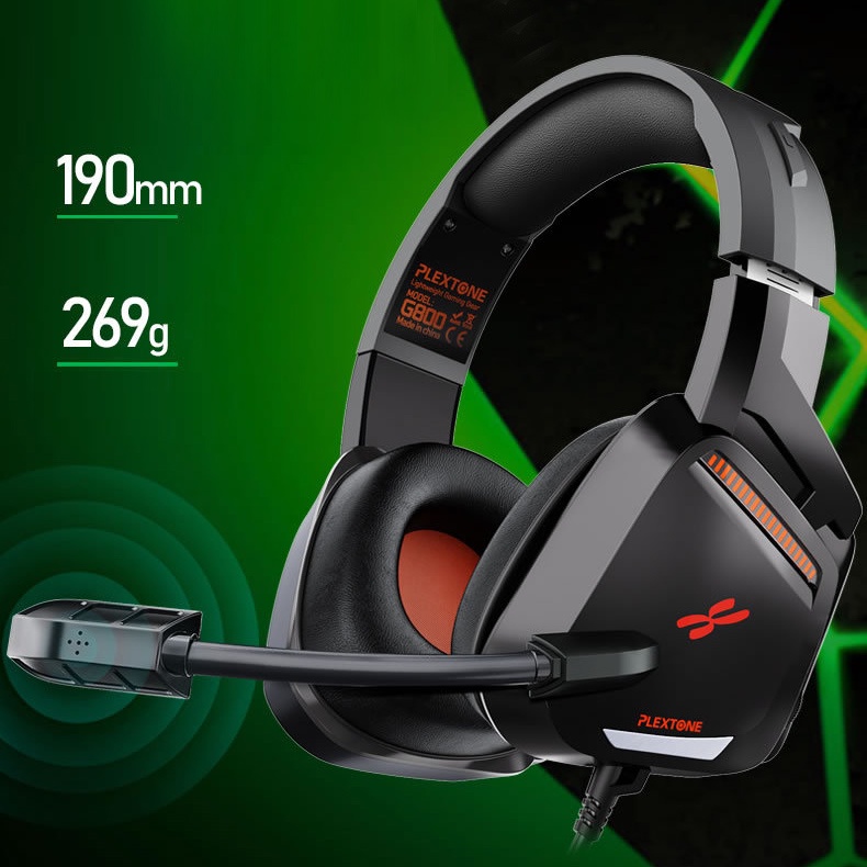 Tai nghe chụp tai bluetooth PLEXTONE G5 G7 chống ồn Headphone có mic gaming độ trễ thấp 45ms - PLEXTONE G800