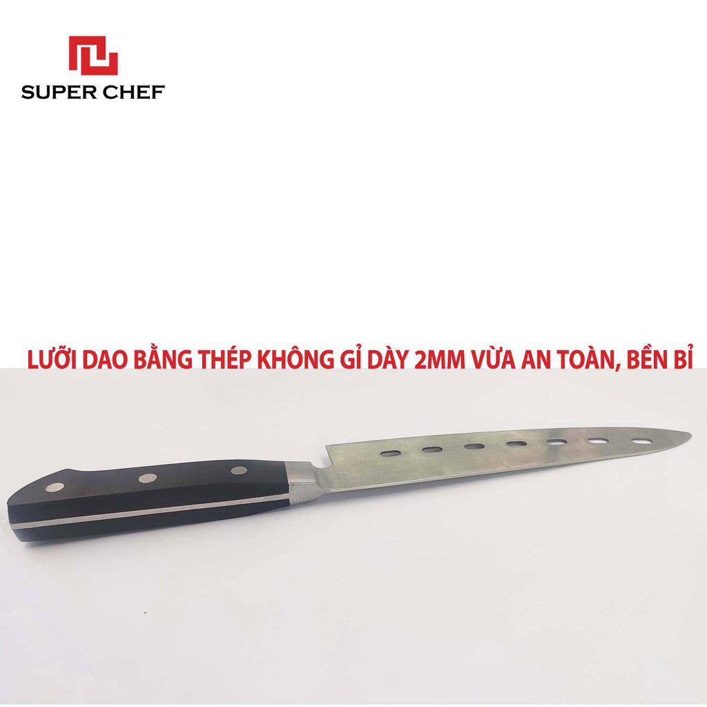 Dao Bếp Dài Đa Năng Gyuto Super Chef Siêu Sắc Bén, Lâu Cùn Siêu Bền DAO B
