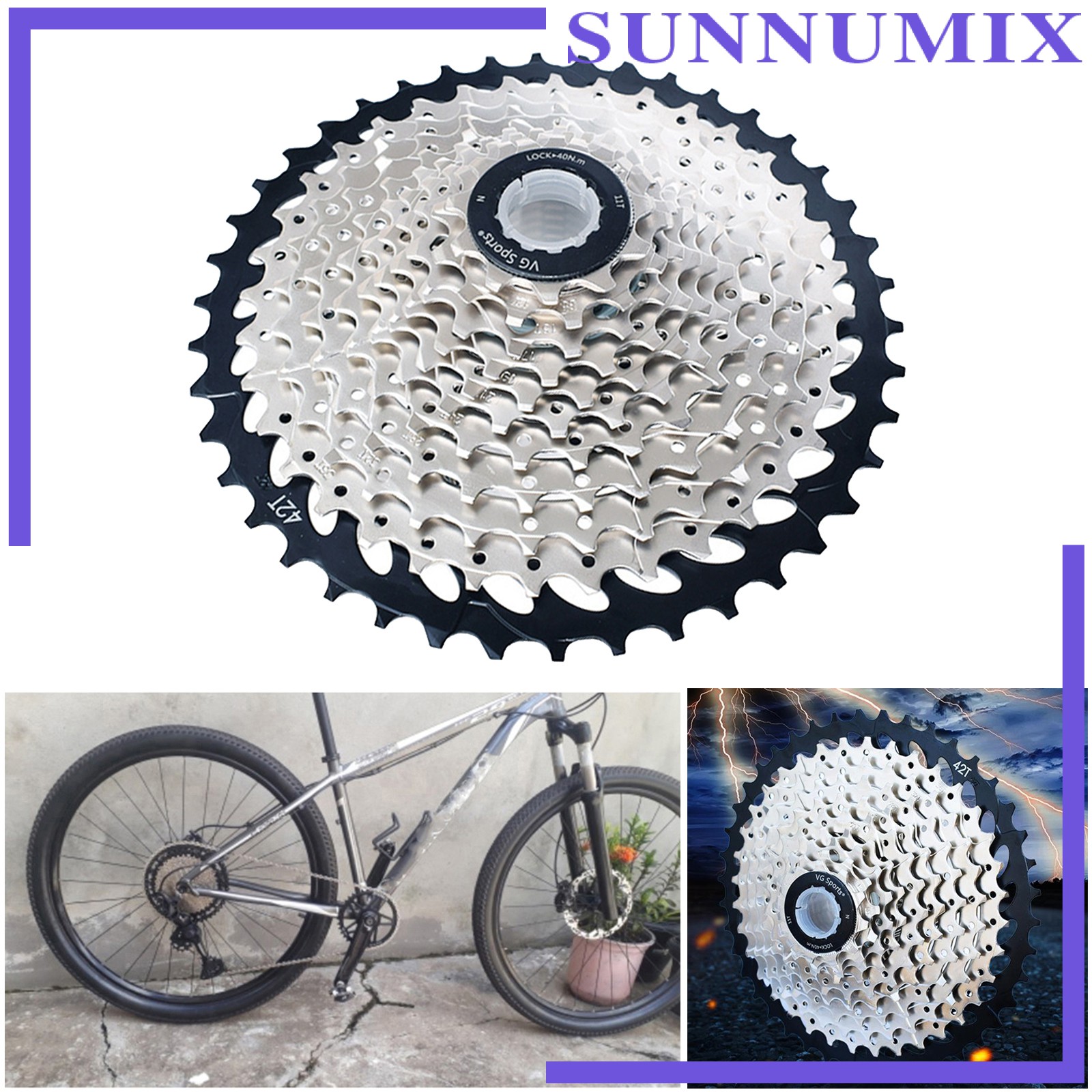 Líp Xe Đạp Địa Hình Sunnimix 8 9 10 Tốc Độ 11-25t / 46t