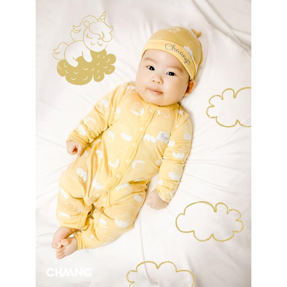 Chaang Body dài cúc giữa sơ sinh Pony&Dino AW2021