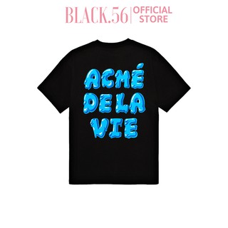 Áo thun unisex ADLV-ICE CREAM , áo thun nữ form rộng tay lỡ chất cotton cá tính , BLACK56 , M140