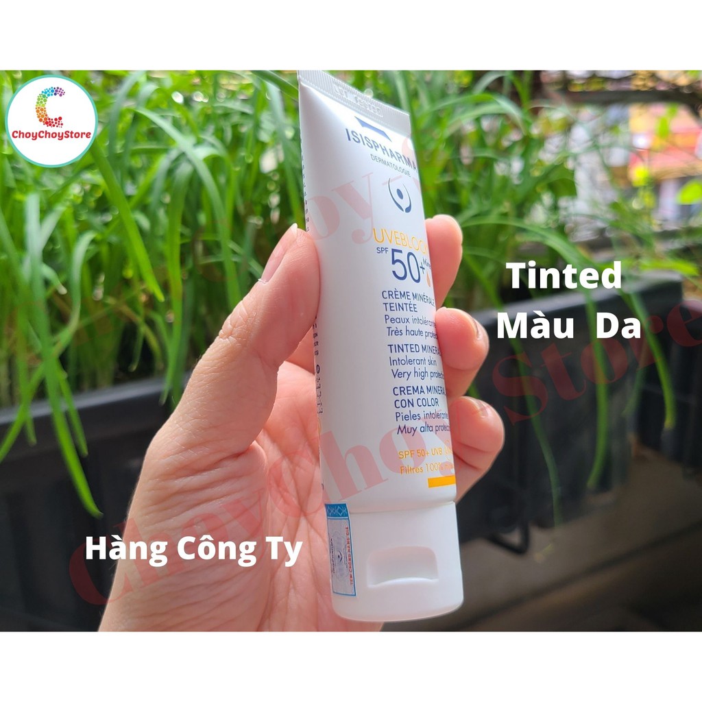 [TEM CTY] ISIS PHARMA Uveblock SPF50 Mineral Cream 40 mL - Kem chống nắng dành cho da thường