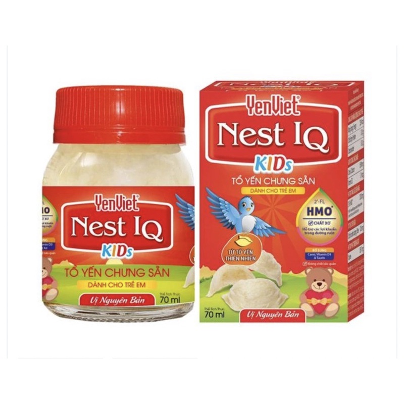 Tổ Yến Chưng Sẵn Trẻ Em YenViet Nest IQ - Lốc 6 lọ