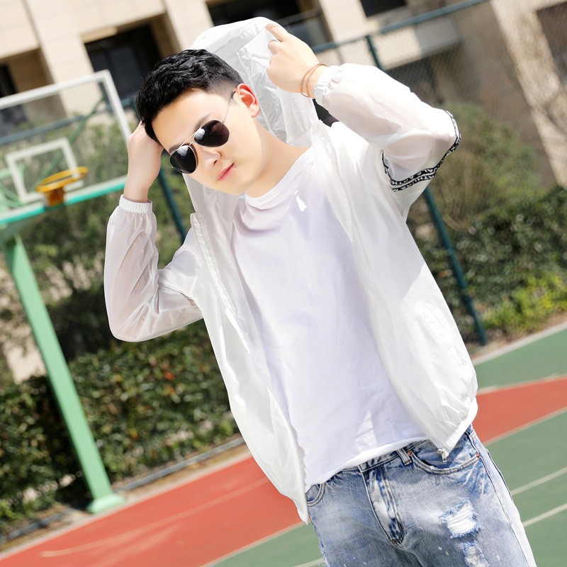 Áo chống nắng mùa hè xe máy nam UV bảo vệ thoáng khí