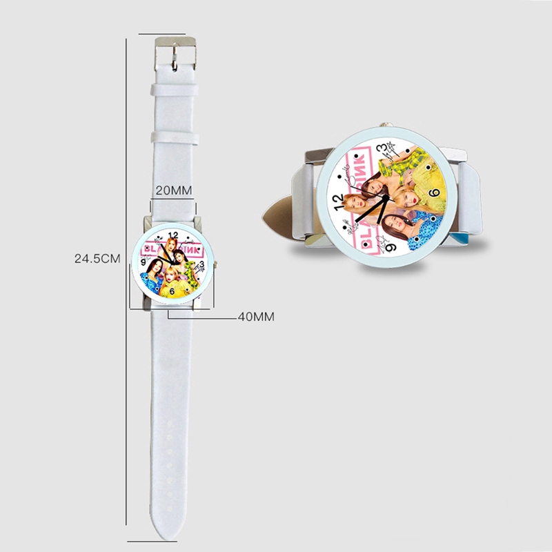 Đồng Hồ Đeo Tay Mặt In Chữ Cho Fan Blackpink