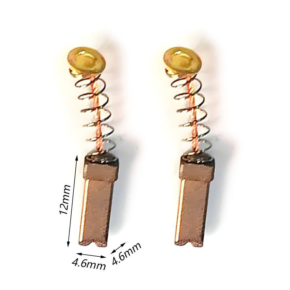 Set 1 / 2 Mũi Khoan Mini 4.6 * 4.6 * 12mm Bằng Carbon Tiện Dụng