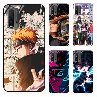 Dành Cho Redmi 9T / Redmi 9 Anime Naruto Kính Cường Lực Chống Sốc Vỏ Điện Thoại Cứng Ốp Lưng Tùy Chỉnh Cá Tính