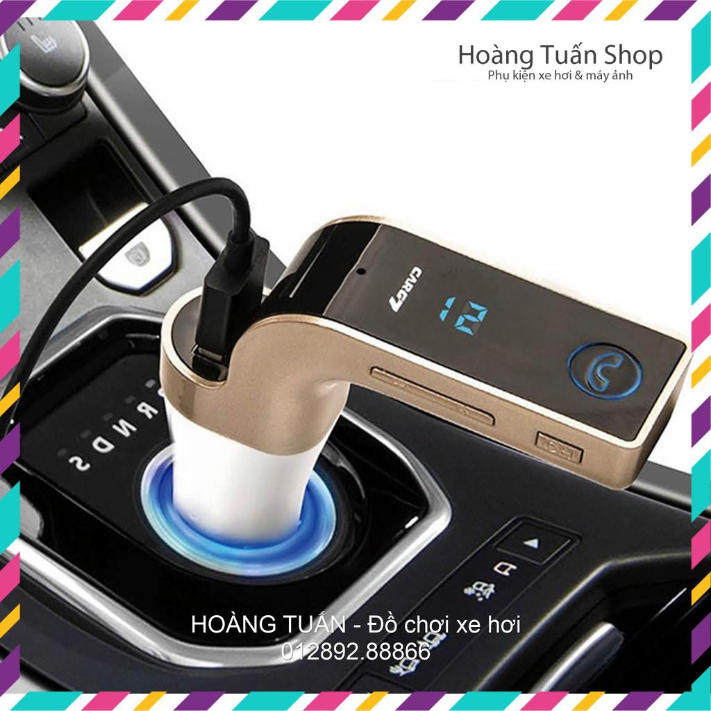 Tẩu sạc và nghe nhạc xe hơi ô tô cao cấp usb fm transmitter carg7 bluetooth