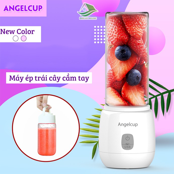 [Chính Hãng] Máy Xay Sinh Tố Cầm Tay Mini Máy Xay Đa Năng Tiện Dụng Anglecup