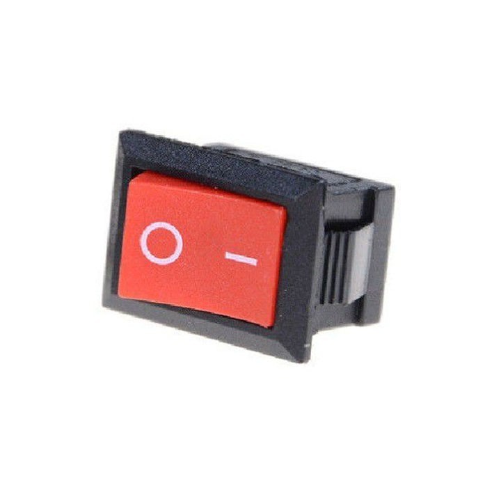 Công Tắc Bập Bênh Màu Đỏ KCD1-101 6A/250V 2 Chân 2 Chế Độ ON-OFF