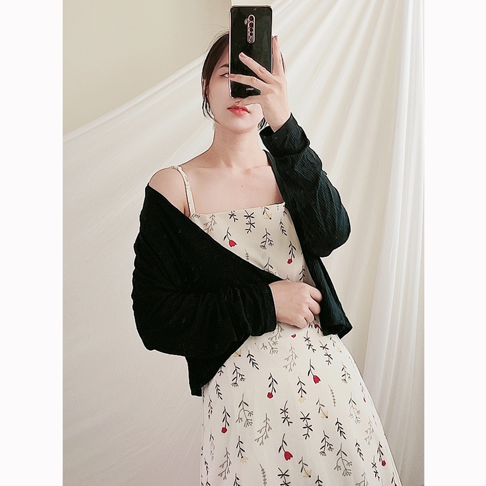Áo cardigan lửng dài tay mỏng nhẹ RM002