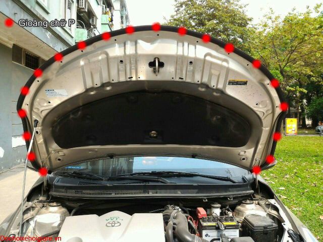 Trọn bộ gioăng cao su chống ồn cho xe hơi