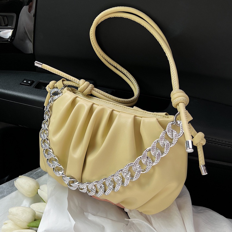 Túi đeo vai IELGY hình đám mây phối dây xích thời trang cho nữ