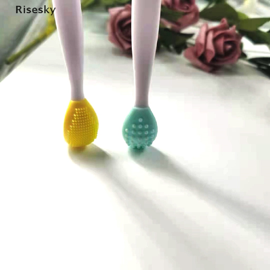 Cọ Silicone Tẩy Tế Bào Chết Loại Bỏ Mụn Đầu Đen Làm Sạch Sâu
