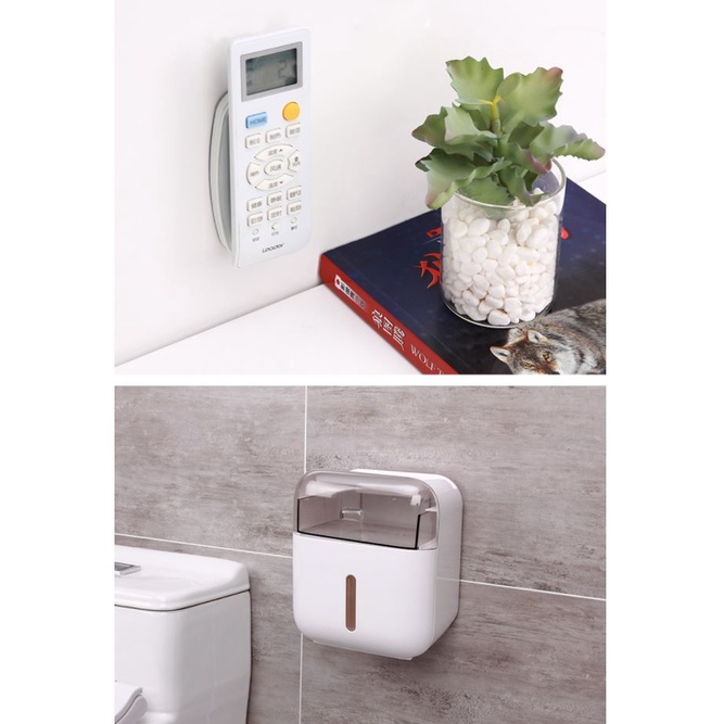 Miếng Dán Treo Ổ Cắm Điện Điều Khiển Đa Năng KUNBE Tháo Lắp Dạng Trượt Dễ Dàng Không Cần Khoan
