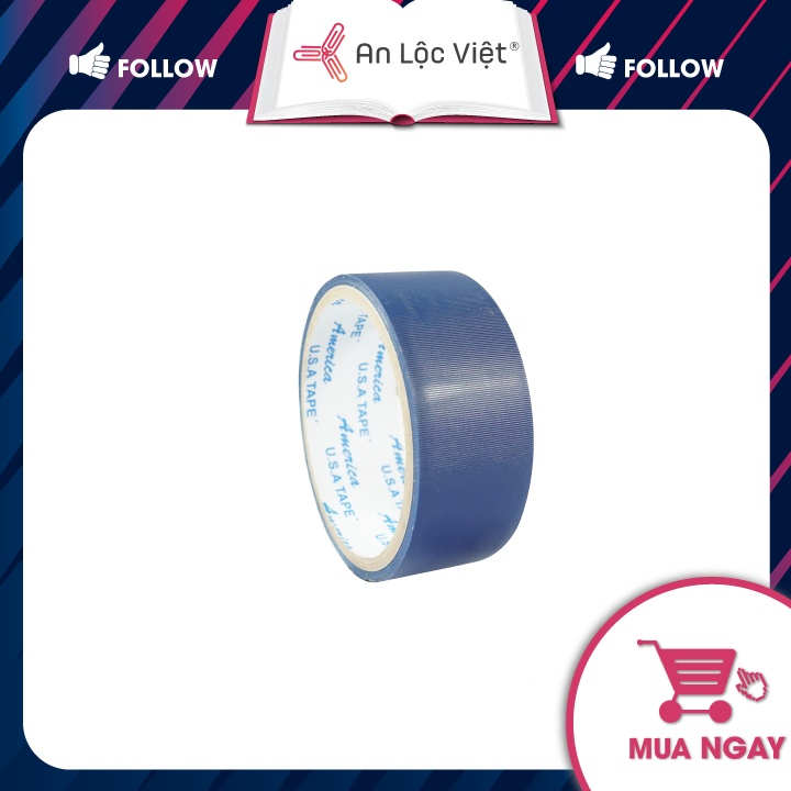 Set 2 cuộn Băng keo Simily 3,5cm đóng gáy sách - Đa dạng màu sắc