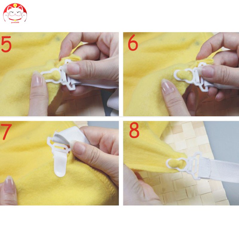 Set 4 dây kẹp cố định ga giường tiện lợi