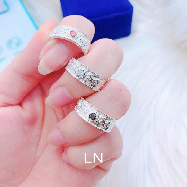 NHẪN LONG PHỤNG XUM VẦY CHUẨN BẠC TA