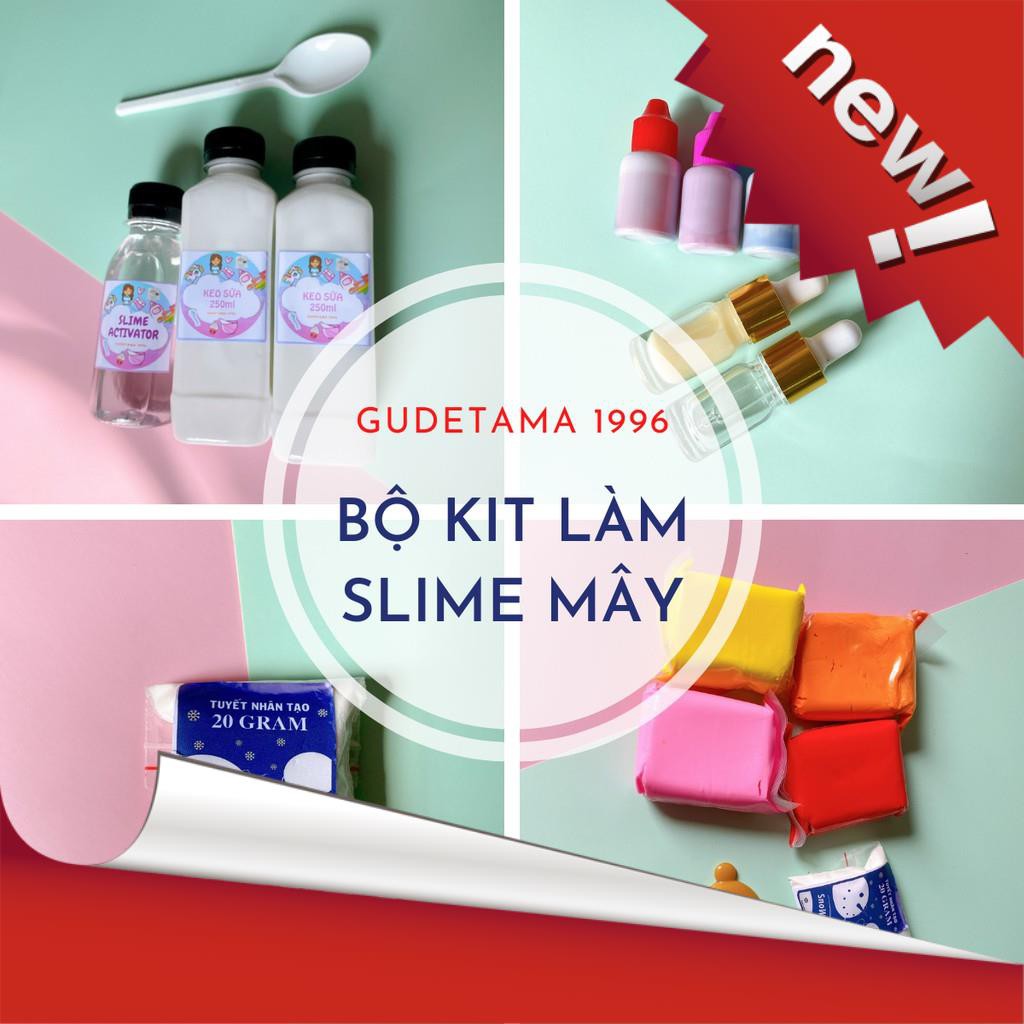 Bộ kit làm slime mây đầy đủ - Bộ kit BK2 huggies