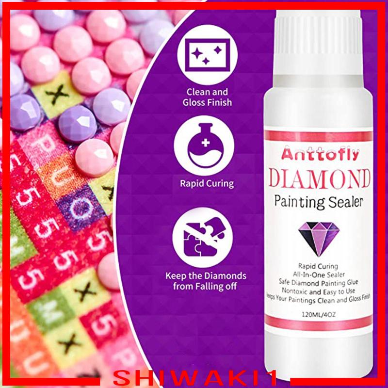 Keo Dán Tranh Đính Đá 120ml Hiệu Ứng Ánh Kim DIY