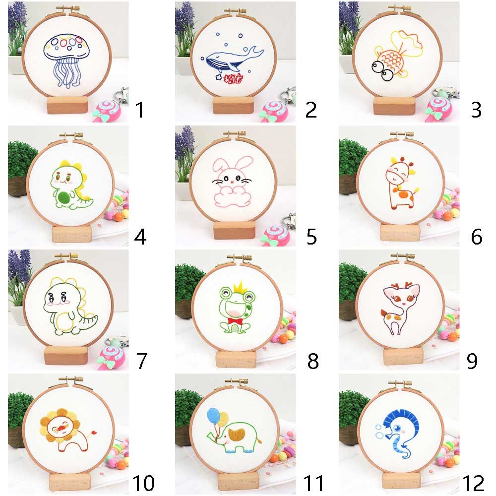 Set dụng cụ thêu tay dành cho người mới bắt đầu DIY