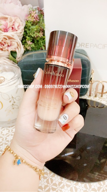 TINH CHẤT TRANG ĐIỂM THÔNG ĐỎ DẠNG KEM NỀN SULWHASOO TIMETREASURE RADIANCE SERUM FOUNDATION