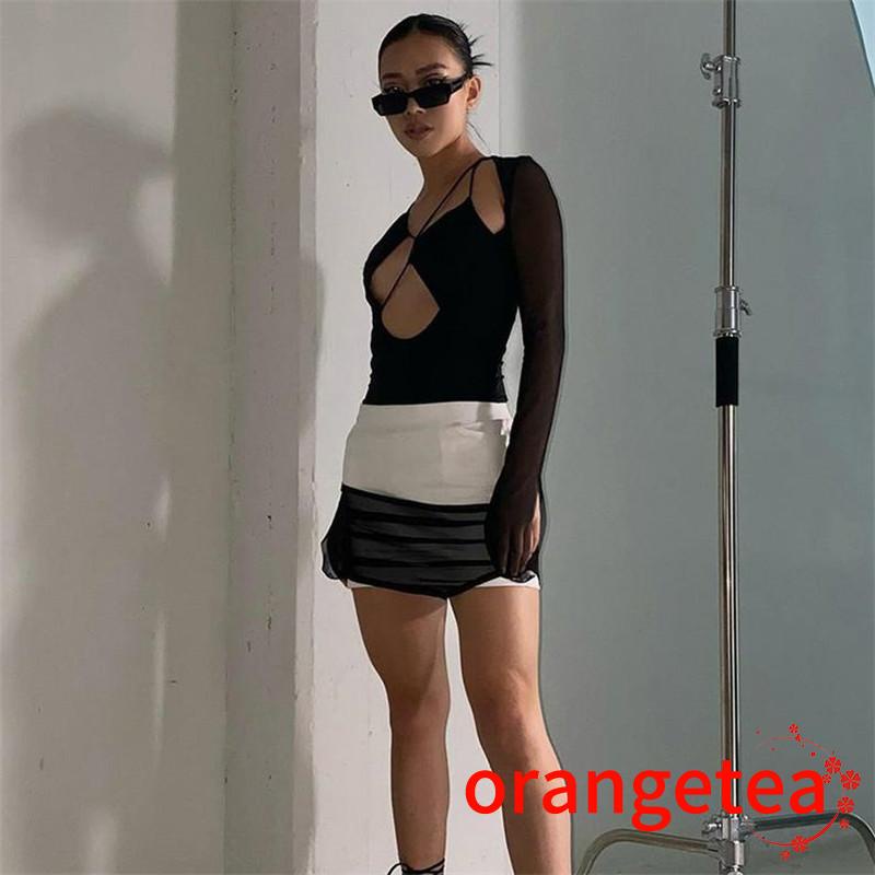 Áo liền quần Tay Dài Cổ Chữ V Màu Sắc Thời Trang Cho Nữ | BigBuy360 - bigbuy360.vn