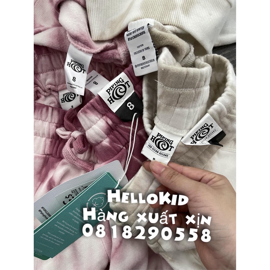 B514-Bộ nỉ loang HOT bé trai và bé gái sz đại