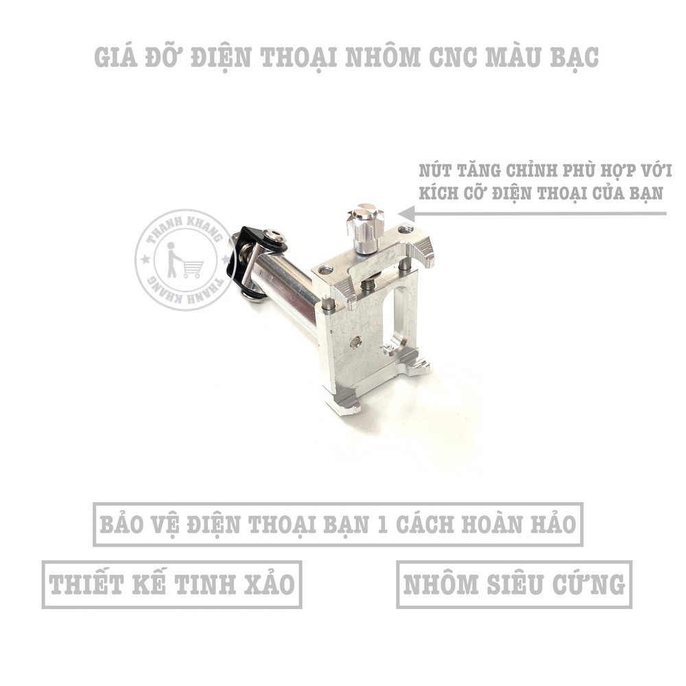 Giá đỡ điện thoại CNC màu trắng thanh khang 006001717