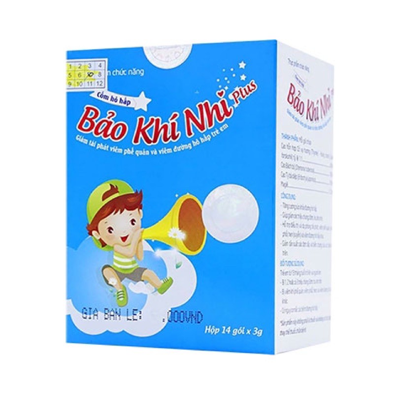 ✅Chính Hãng - Bảo khí nhi - Tăng cường sức khỏe đường hô hấp (Hộp 14 Gói)