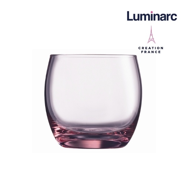 Bộ 6 Ly Thuỷ Tinh Thấp Luminarc Salto Pink 320ml- LUSAJ5386