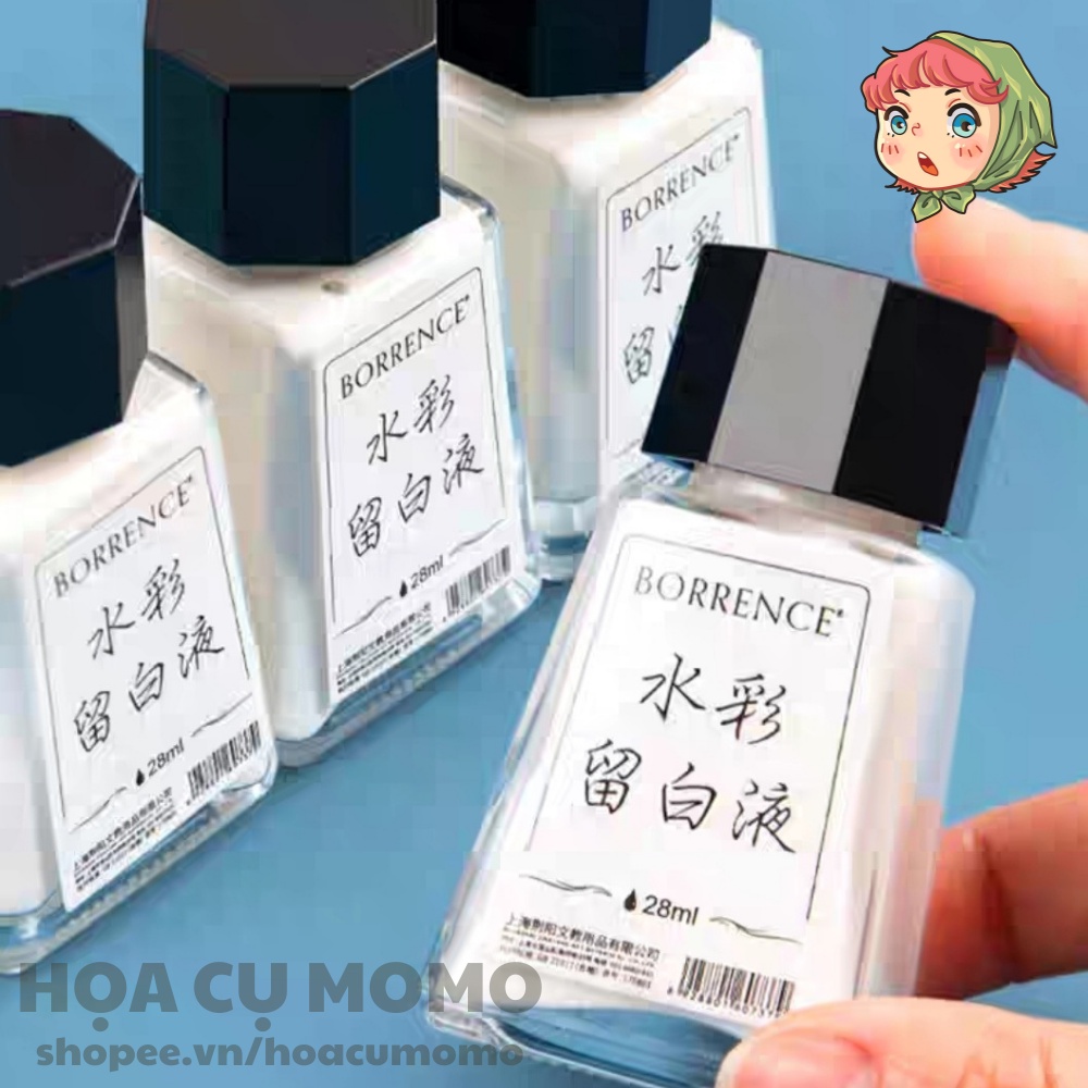 Keo chặn màu nước, drawing gum BORRENCE
