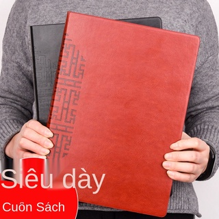 Sổ tay a4 dày ngang khổ lớn notepad sổ ghi chép cuộc họp kinh doanh cao cấp giáo viên kế toán sử dụng sổ lớn