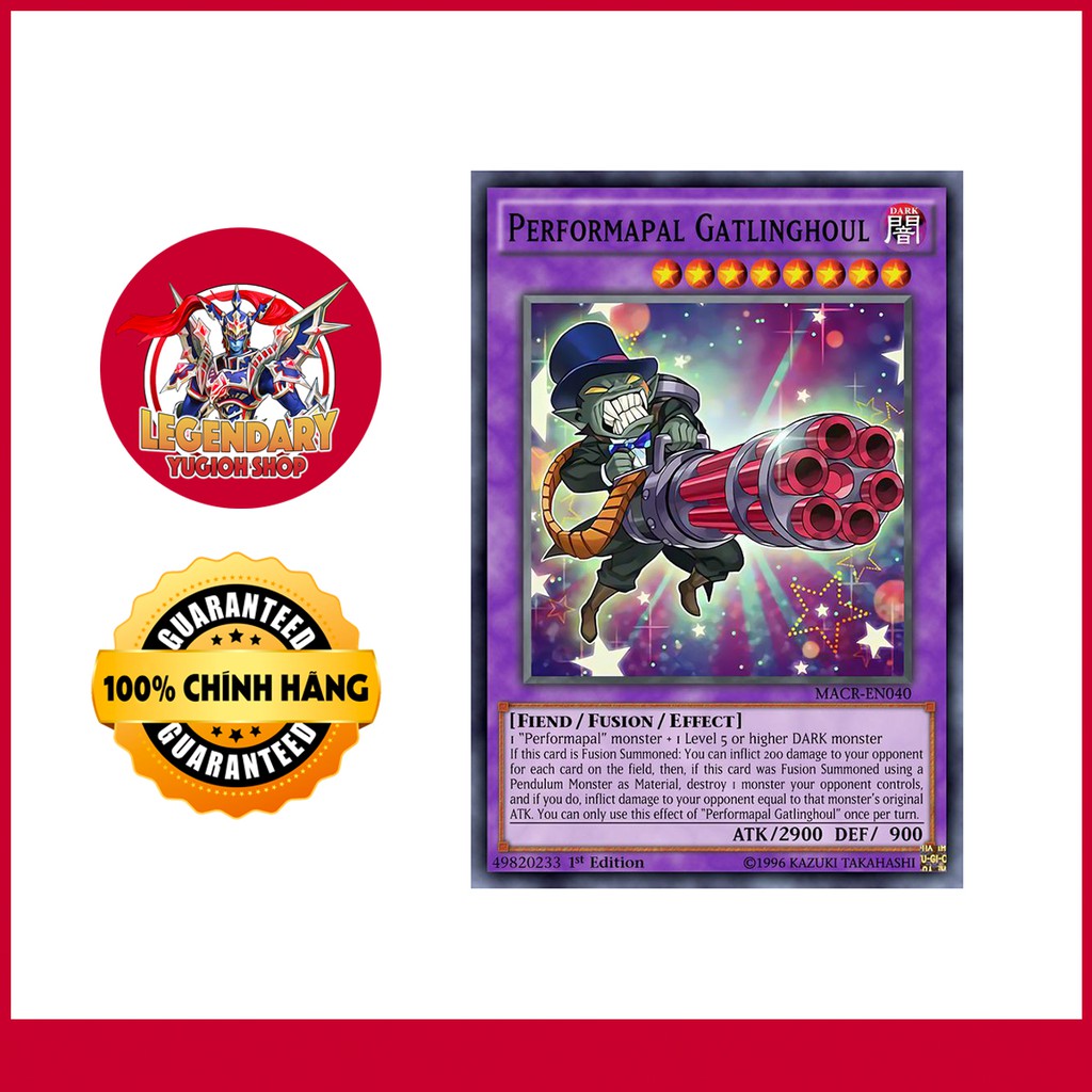 [EN][Thẻ Bài Yugioh Chính Hãng] Performapal Gatlinghoul