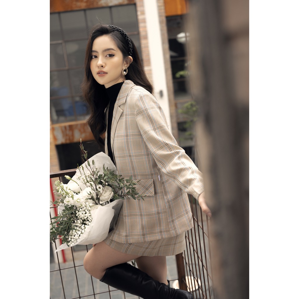 [HÀNG CÓ SẴN]Set vest nữ thiết kế Mosohali Honey trẻ trung năng động (Áo vest + Chân váy) | BigBuy360 - bigbuy360.vn