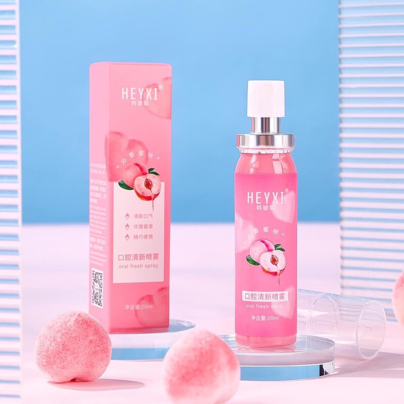 Xịt thơm miệng Heyxi 20ml nội địa Trung