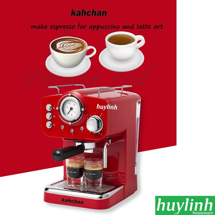 [Mã ELHAMS5 giảm 6% đơn 300K] Máy pha cà phê Kahchan EP9139 - phù hợp cho quán nhỏ