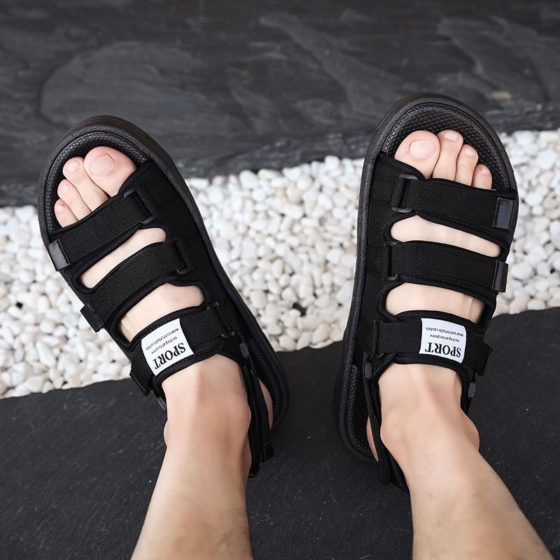 Dép quai hậu sandal Sport đế 3cm có 3 quai, quai sau tháo dời đi 2 kiểu cho Học Sinh, Sinh Viên Nam Nữ