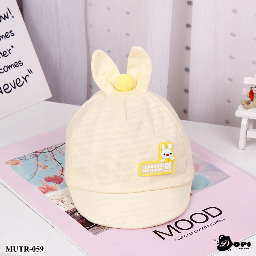 Mũ lưỡi trai cho bé trai bé gái từ 0-3 tháng MUTR-059