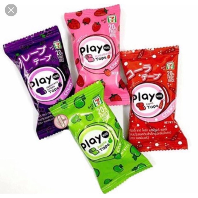 Kẹo cuộn play 7-Eleven Thái 10k/ cái 21gr