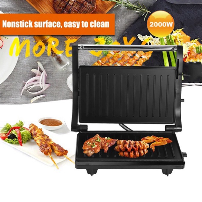 Máy kẹp sandwich, nướng bánh mỳ, làm bánh Sokany công suất 2000w