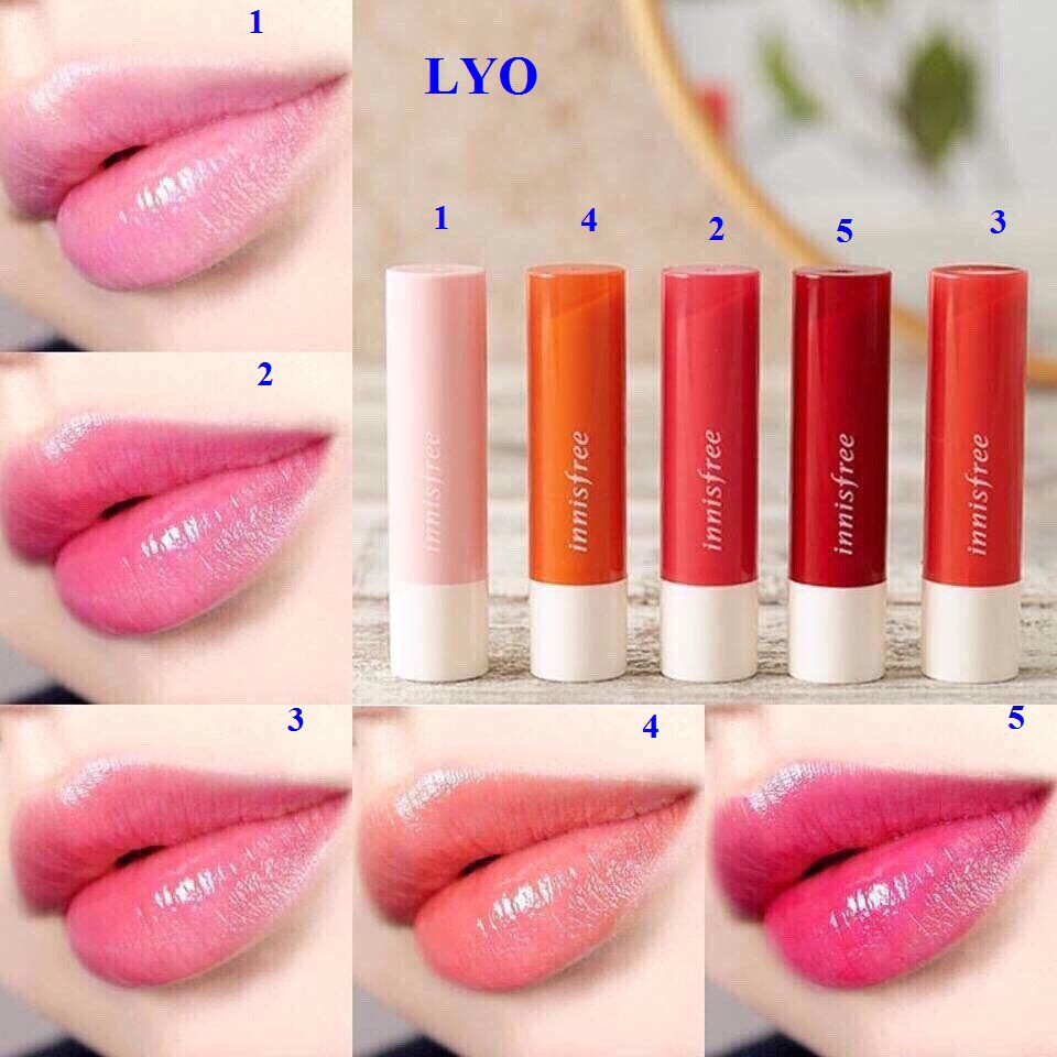 Son dưỡng có màu Innisfree Glow Eco Flower Tint Balm Hàn Quốc. | BigBuy360 - bigbuy360.vn