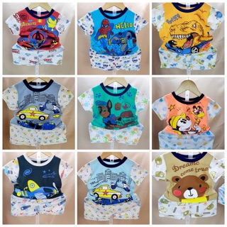 Bộ quần áo bé trai cotton pha đũi 6-8kg