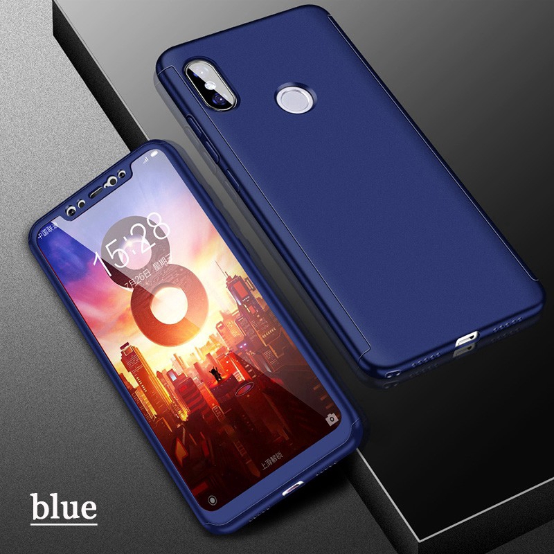 Ốp điện thoại matte bảo vệ toàn diện 360 độ cho Xiaomi Mi 8 A1 A2 Lite 5S Plus 6 5X 6X 5