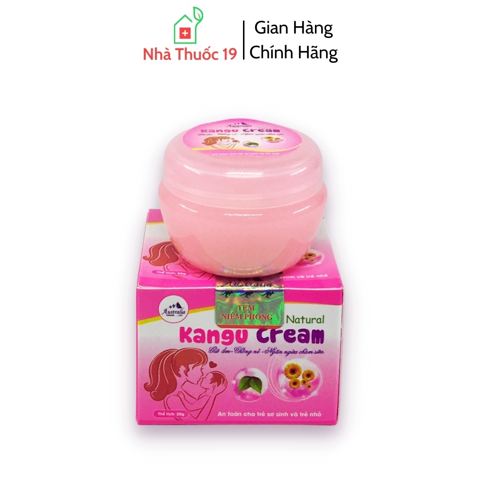 Kem Dưỡng Ẩm Kangu Cream - 100% Dược Liệu Tự Nhiên Giúp Dưỡng Ẩm, Ngăn Ngừa Chàm Sữa Và Viêm Da Cho Trẻ Sơ Sinh (Lọ 20g)