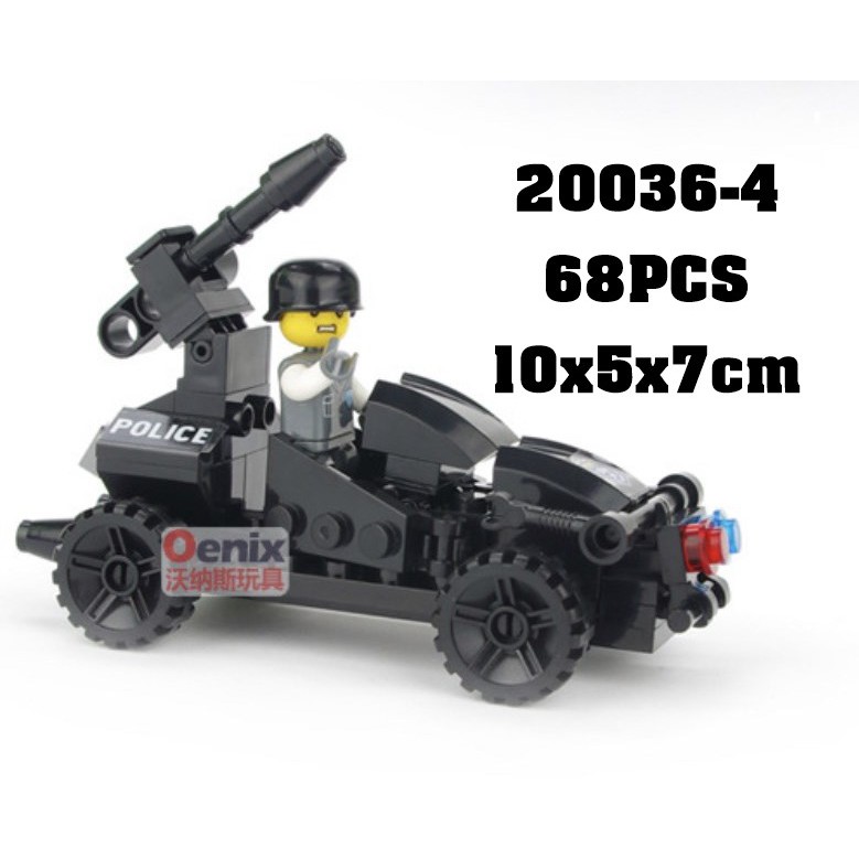 Đồ chơi xếp hình trực thăng 408 chi tiết - 6 trong 1 - 20036