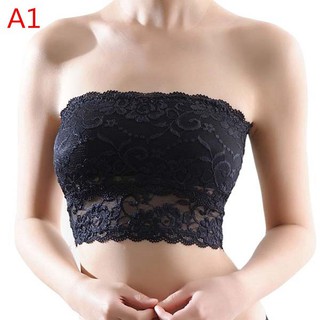 Áo bra dạng ống phối ren phong cách gợi cảm cho nữ