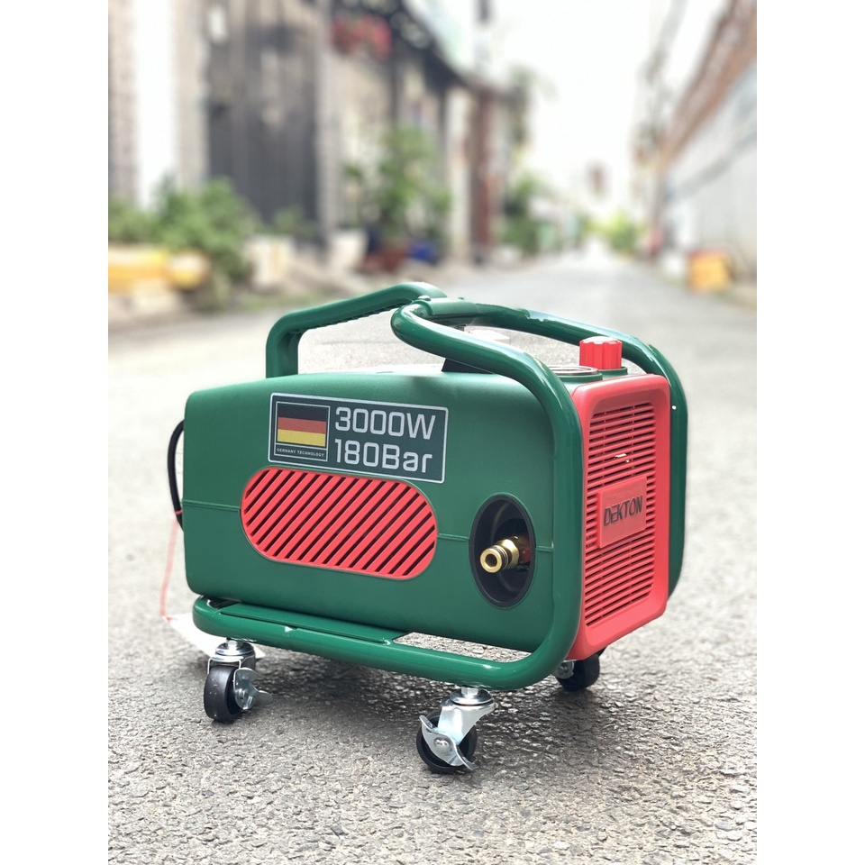 Máy rửa xe áp lực Dekton 3000W - DK CWR3000F - Đồng 100% - Tặng kèm nối nhanh - Thế hệ 2023