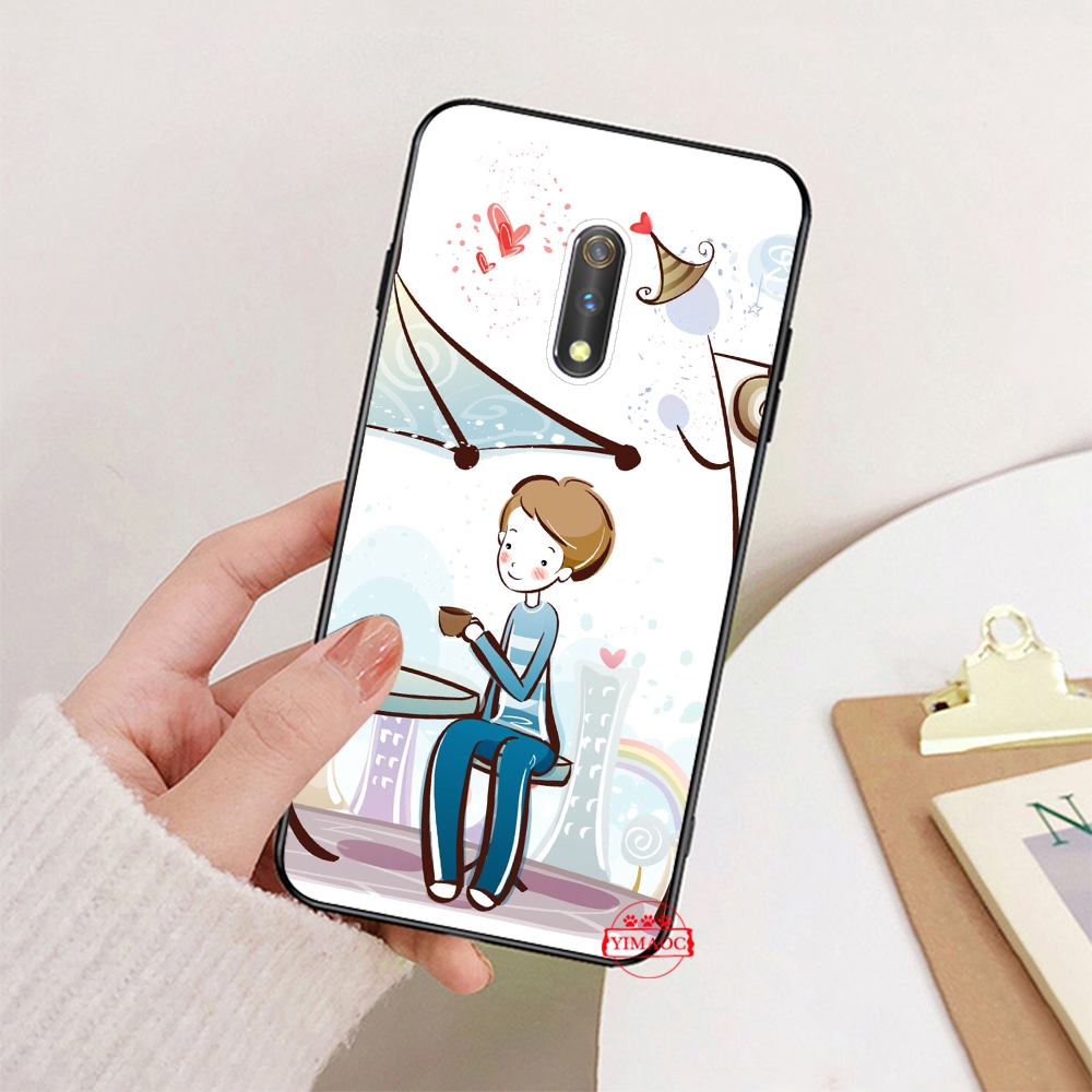 Ốp điện thoại mềm kiểu cặp đôi nam nữ dành cho OPPO A1K A5 A9 2020 Realme 2 A5 3 5 Pro X Lite | BigBuy360 - bigbuy360.vn